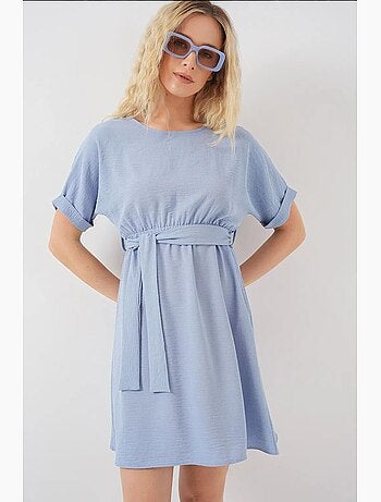 Robe courte ayrobin à manches courtes 2572 bdart