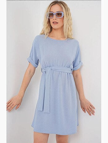 Robe courte ayrobin à manches courtes 2572 bdart