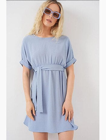 Robe courte ayrobin à manches courtes 2572 bdart