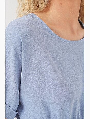 Robe courte ayrobin à manches courtes 2572 bdart