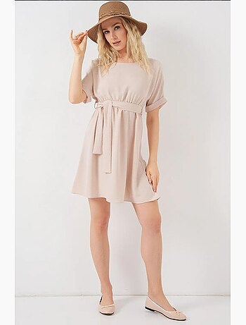Robe courte ayrobin à manches courtes 2572 bdart