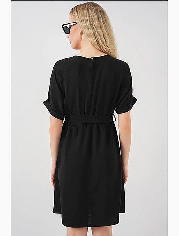 Robe courte ayrobin à manches courtes 2572 bdart