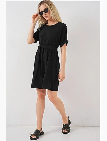 Robe courte ayrobin à manches courtes 2572 bdart