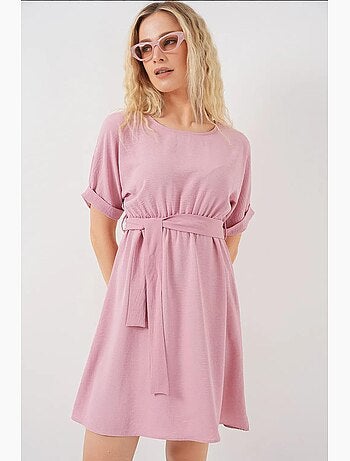 Robe courte ayrobin à manches courtes 2572 bdart