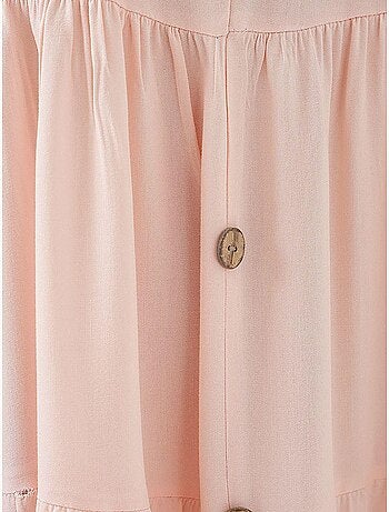 Robe courte boutonnée sans manches bdart