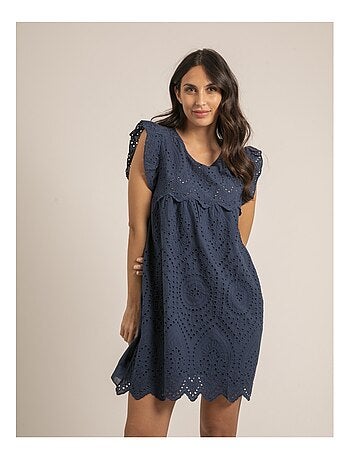 Robe courte broderies anglaises INGLES
