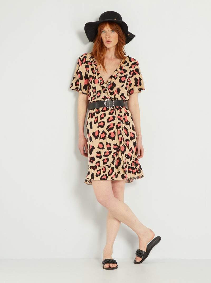 Robe courte cache-cœur 'JDY Rose - Kiabi