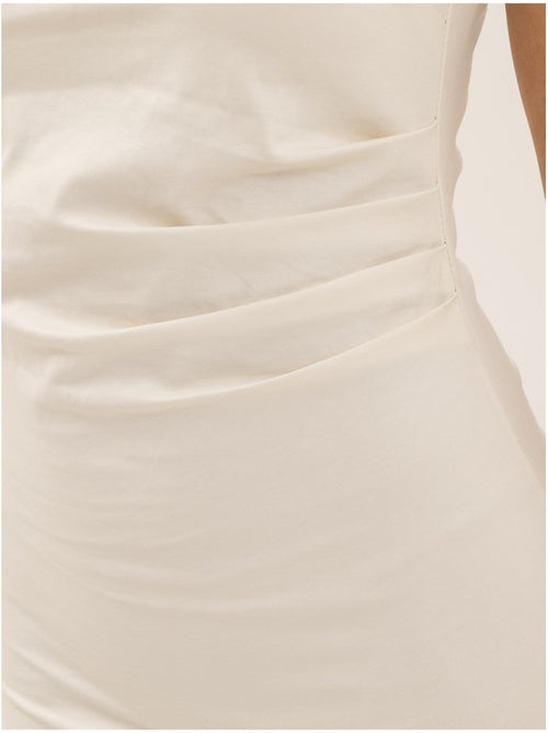 Robe courte drapée IMAVA - Kiabi