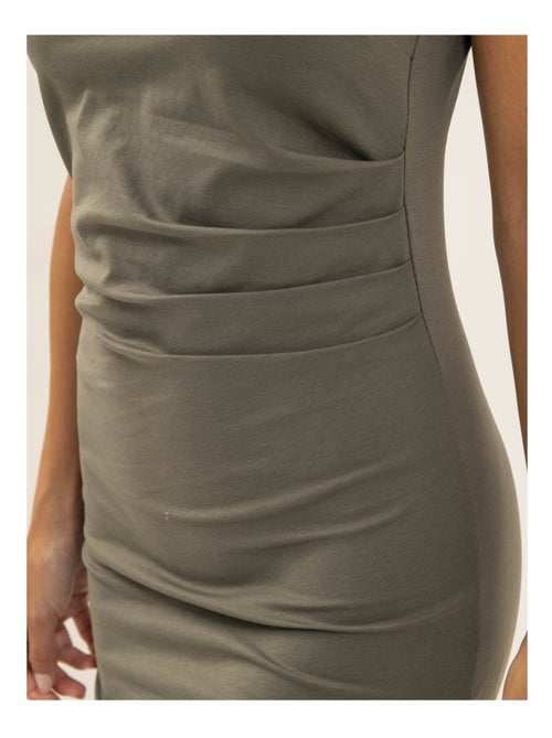 Robe courte drapée IMAVA - Kiabi