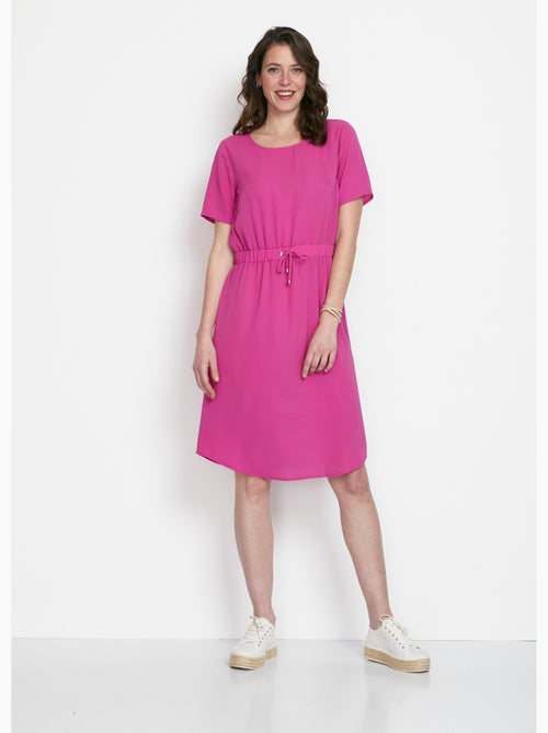 Robe courte droite taille élastiquée - Afibel - Kiabi