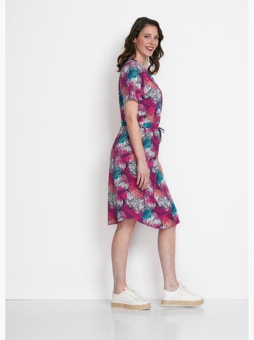 Robe courte droite taille élastiquée - Afibel - Kiabi