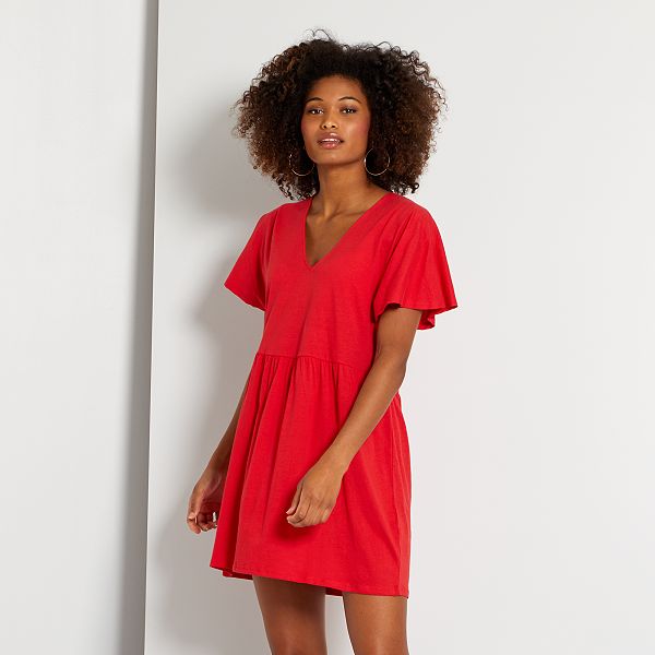 robe rouge femme