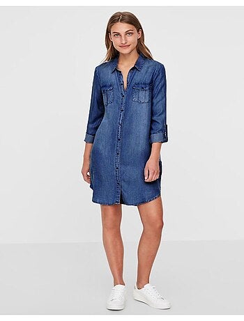 Robe courte en jean Vero Moda