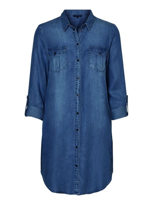 Robe courte en jean Vero Moda - Kiabi