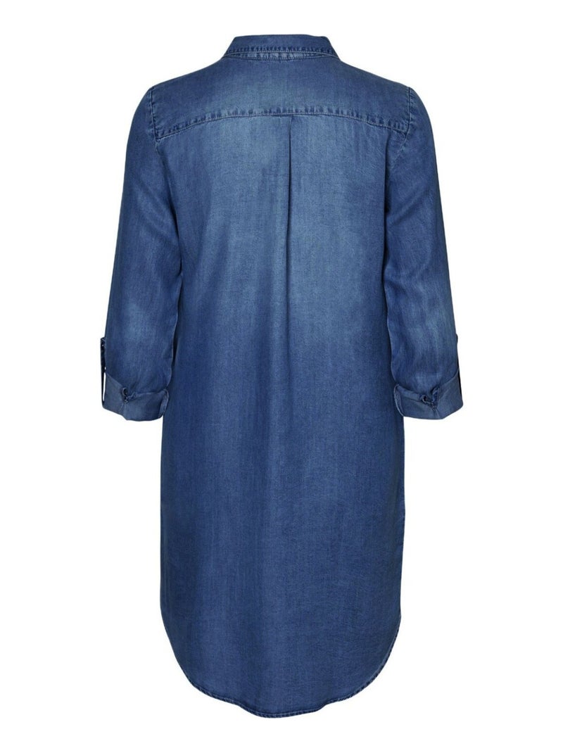 Robe courte en jean Vero Moda Bleu - Kiabi