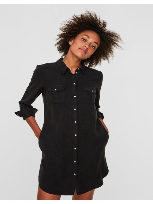 Robe courte en jean Vero Moda - Kiabi