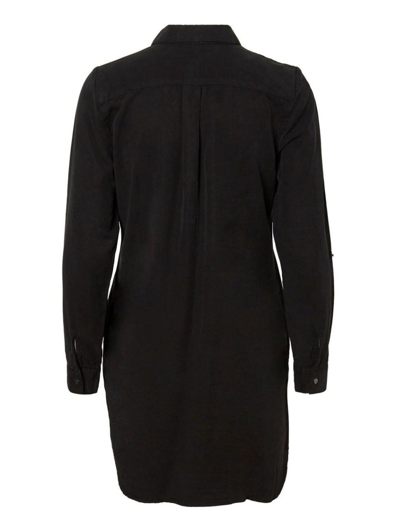 Robe courte en jean Vero Moda Noir Noir - Kiabi