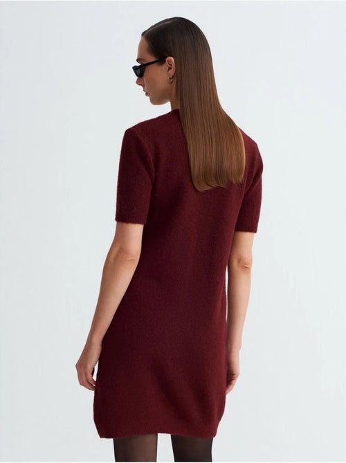 Robe Courte En Maille Côtelée - Kiabi Robe Courte En Maille Côtelée - Kiabi