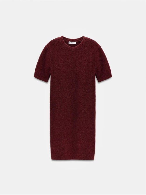 Robe Courte En Maille Côtelée - Kiabi Robe Courte En Maille Côtelée - Kiabi