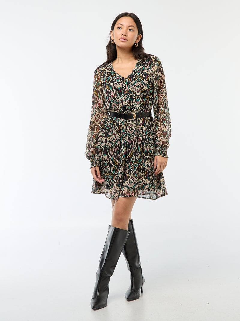 Robe courte en voile 'JDY' Rouge - Kiabi