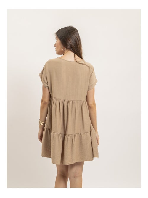 Robe courte évasée IPIANE - Kiabi Robe courte évasée IPIANE - Kiabi