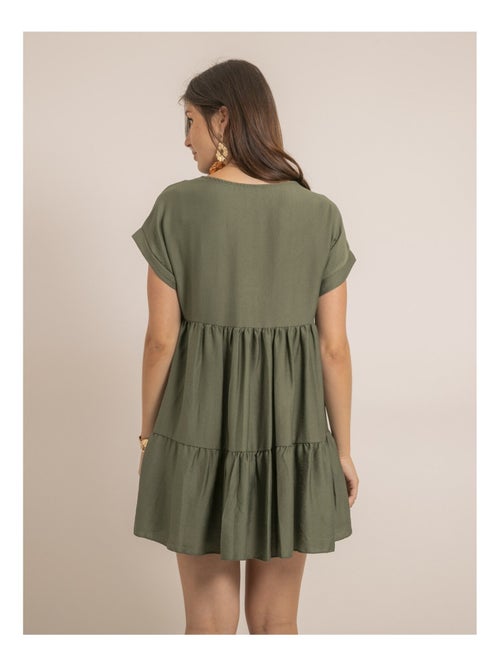 Robe courte évasée IPIANE - Kiabi