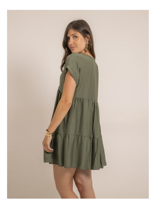 Robe courte évasée IPIANE - Kiabi
