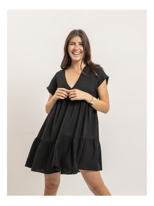 Robe courte évasée IPIANE - Kiabi