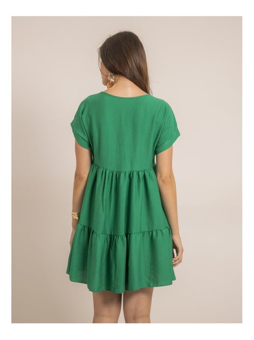 Robe courte évasée IPIANE - Kiabi