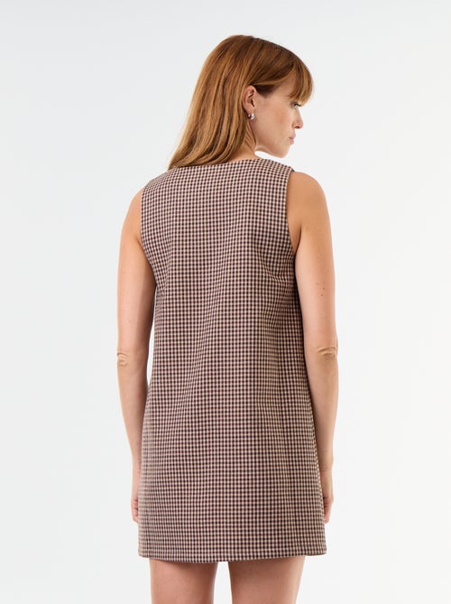 Robe courte forme chasuble - Kiabi Robe courte forme chasuble - Kiabi