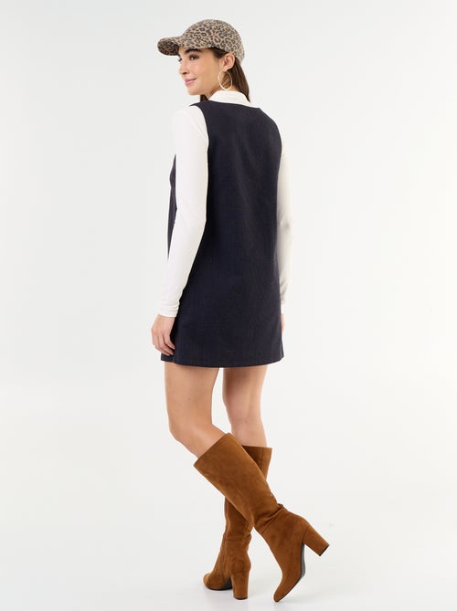 Robe courte forme chasuble - Kiabi Robe courte forme chasuble - Kiabi