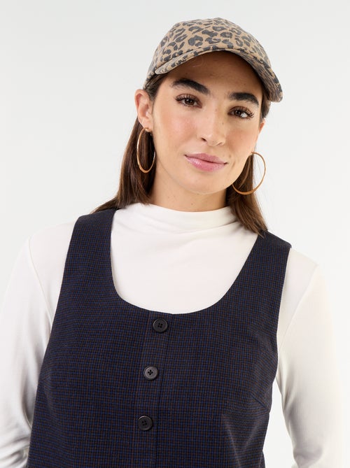 Robe courte forme chasuble - Kiabi Robe courte forme chasuble - Kiabi