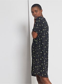 Robe courte forme chemise - Kiabi