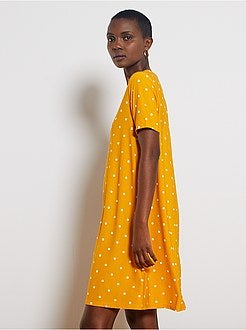 Robe courte forme T-shirt - Kiabi