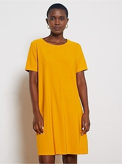 Robe courte forme T-shirt - Kiabi