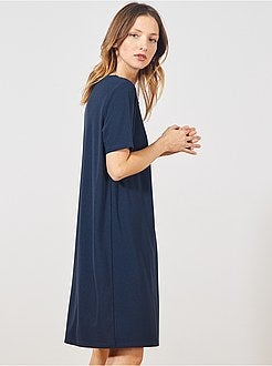 Robe courte forme T-shirt - Kiabi