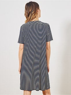 Robe courte forme T-shirt - Kiabi