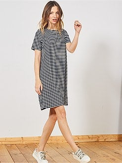 Robe courte forme T-shirt - Kiabi