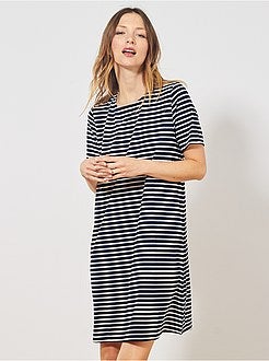 Robe courte forme T-shirt - Kiabi