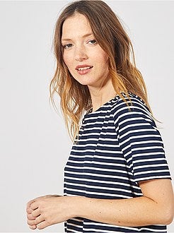 Robe courte forme T-shirt - Kiabi