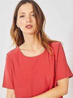 Robe courte forme T-shirt - Kiabi