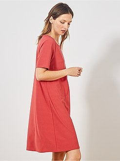 Robe courte forme T-shirt - Kiabi