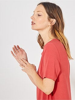 Robe courte forme T-shirt - Kiabi