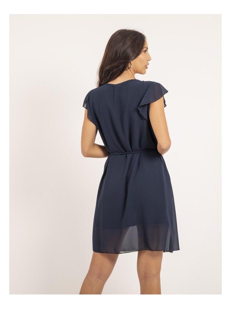 Robe courte IEVE Bleu marine - Kiabi