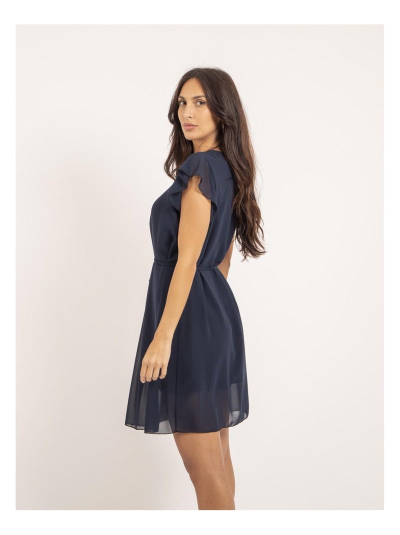 Robe courte IEVE Bleu marine - Kiabi