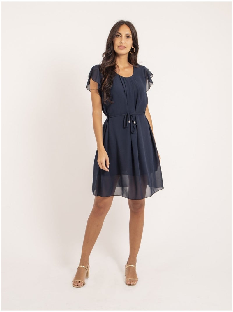 Robe courte IEVE Bleu marine - Kiabi