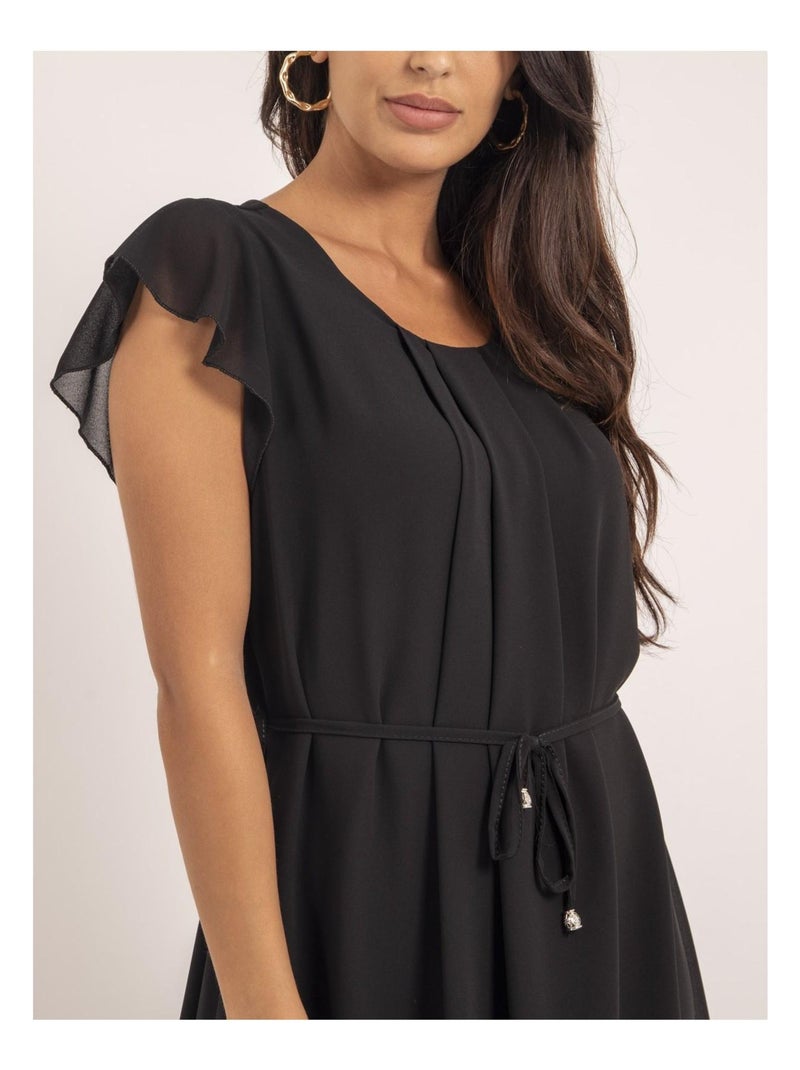 Robe courte ieve Noir - Kiabi