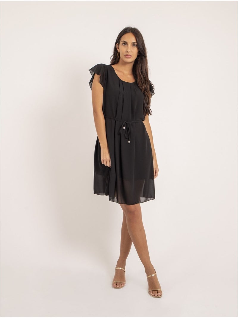 Robe courte ieve Noir - Kiabi
