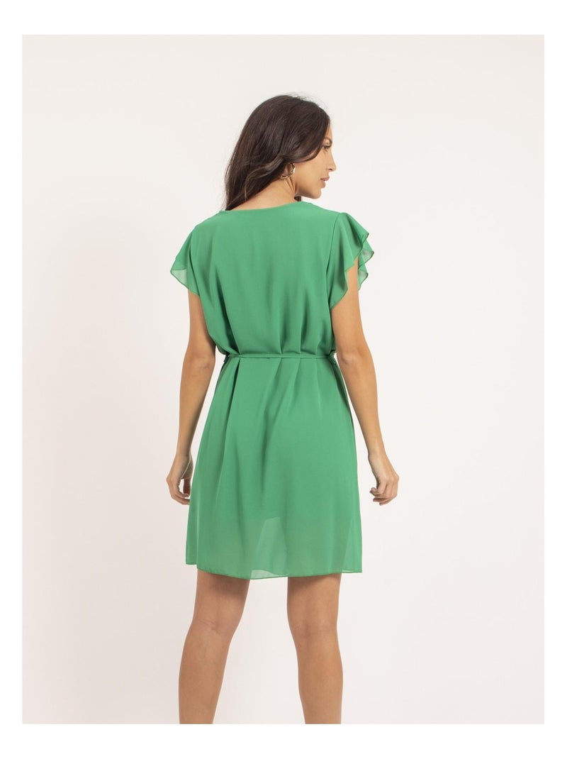 Robe courte IEVE Vert - Kiabi