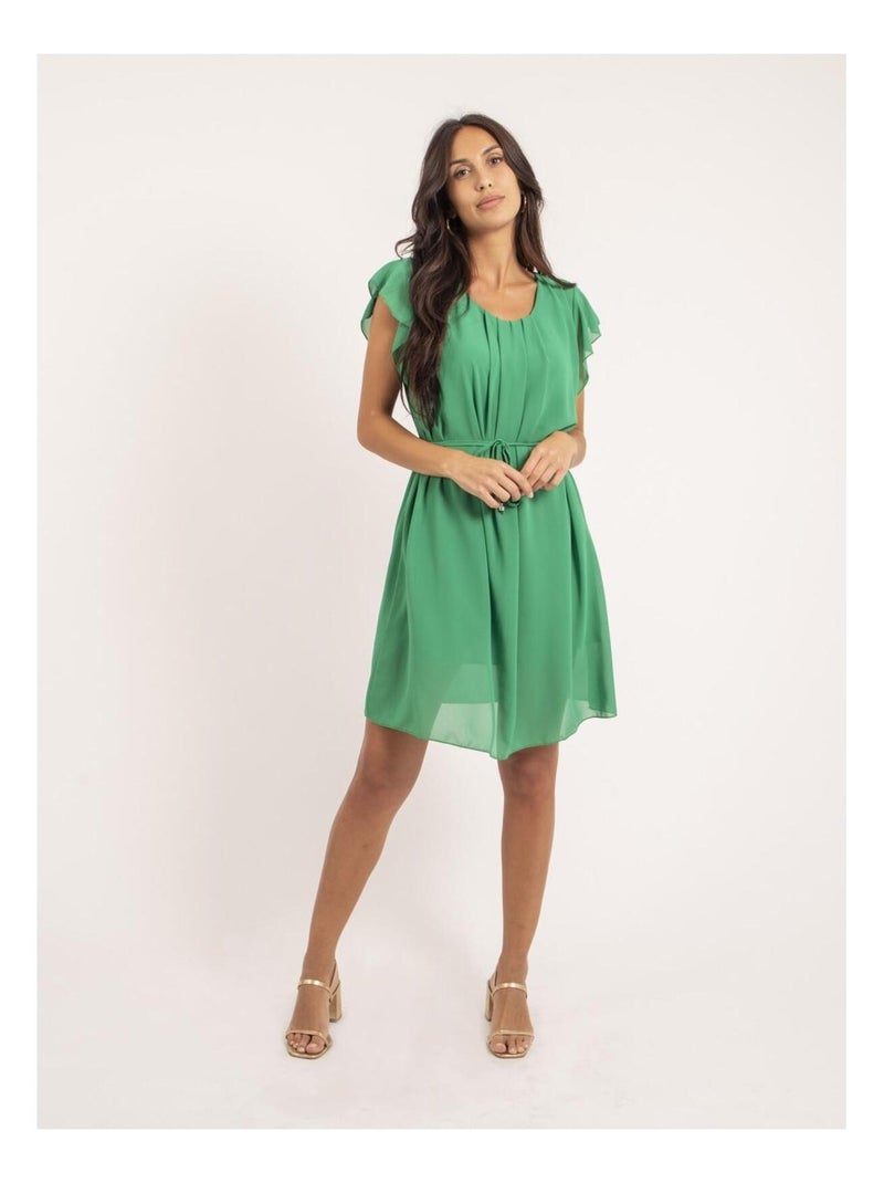 Robe courte IEVE Vert - Kiabi